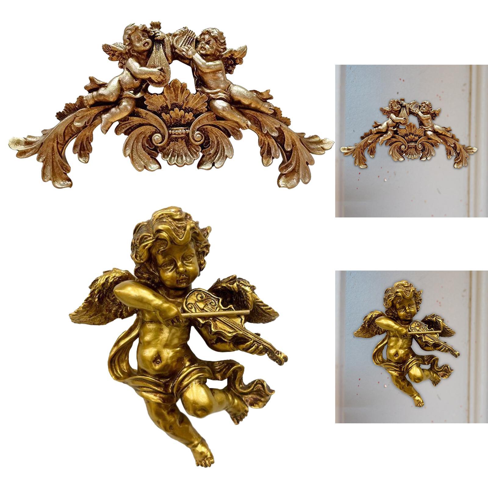Resin Art Gift For Birthday - Angel Wall Sculpture Home Decoration Birthday
