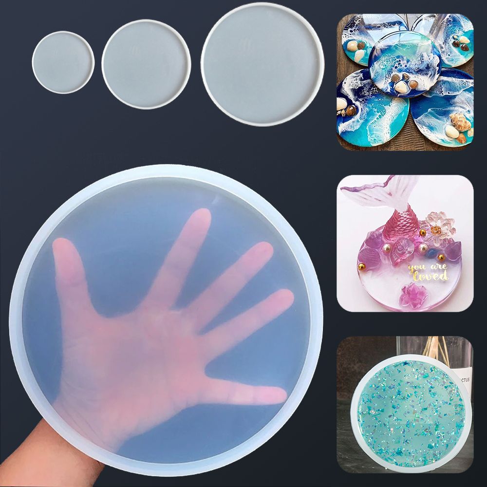 Resin Art Equipment - Transparent Fluid Arts Round Coaster Resin