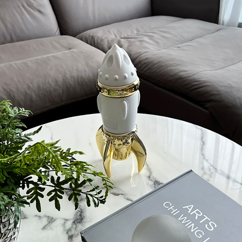 Space Rocket Ornaments,Creativ - Resin Art Gift For Birthday recension och pris