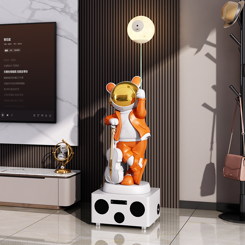 Home Decor 136CM Rabbit Astron - Resin Art Gift For Birthday recension och pris