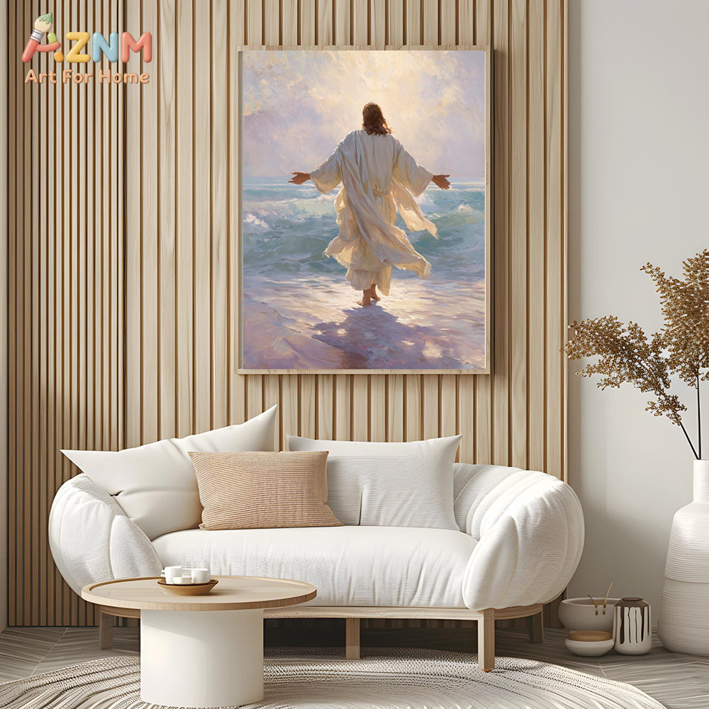 AZNM Jesus Christ Canvas Print - Resin Art On Canvas recension och pris