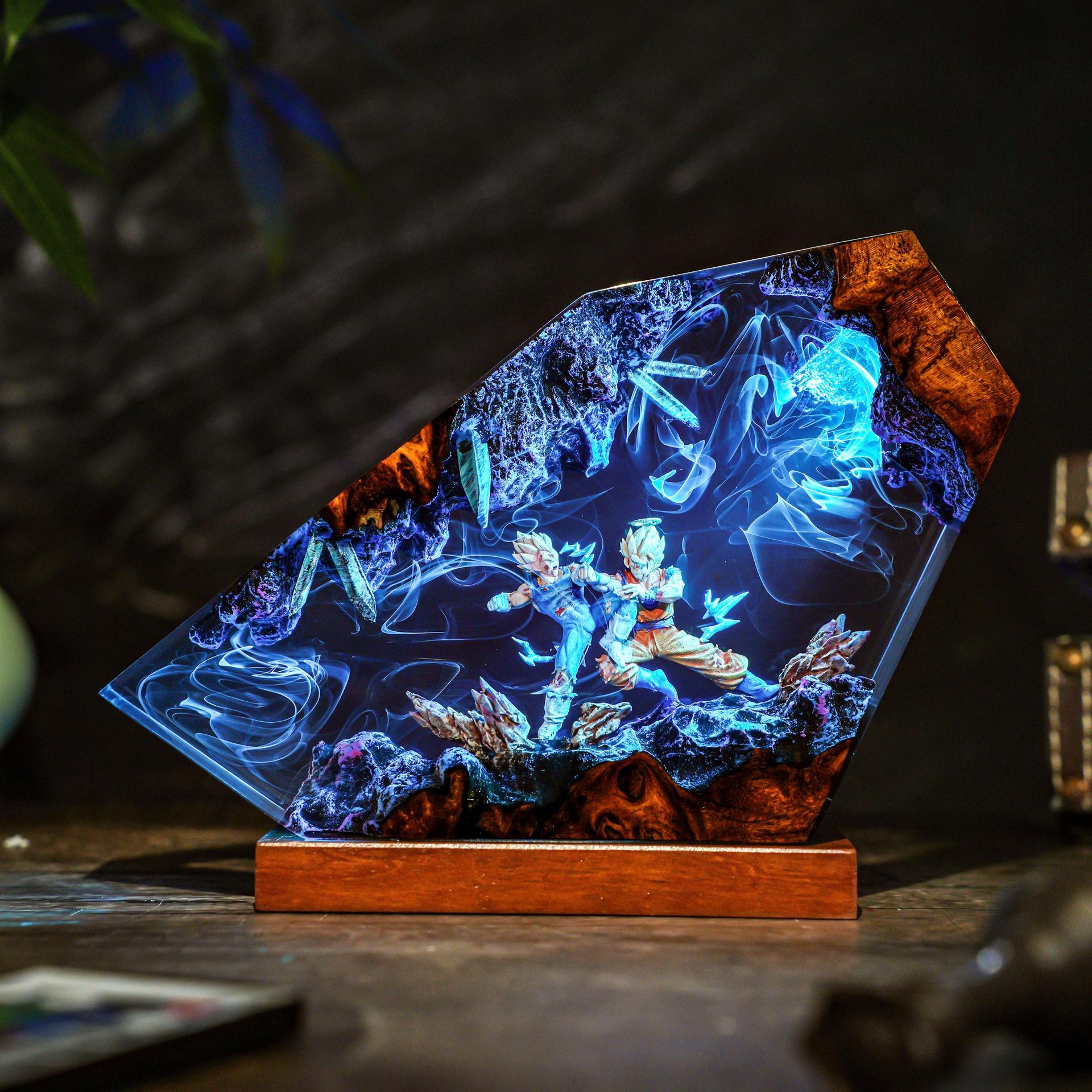 Goku & Vegeta Epoxy Resin Hand - Resin Art Goku recension och pris