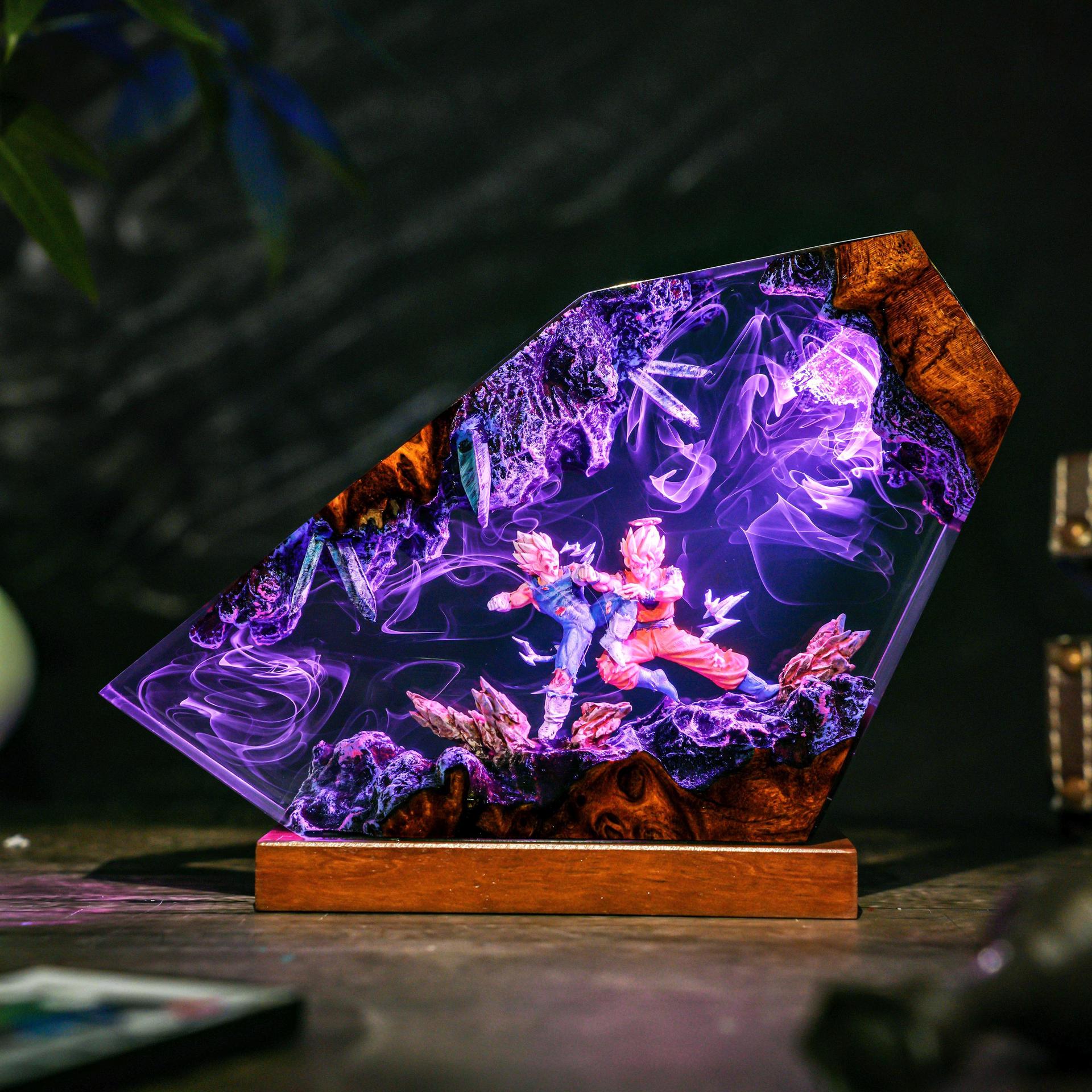 Goku & Vegeta Epoxy Resin Hand - Resin Art Goku recension och pris