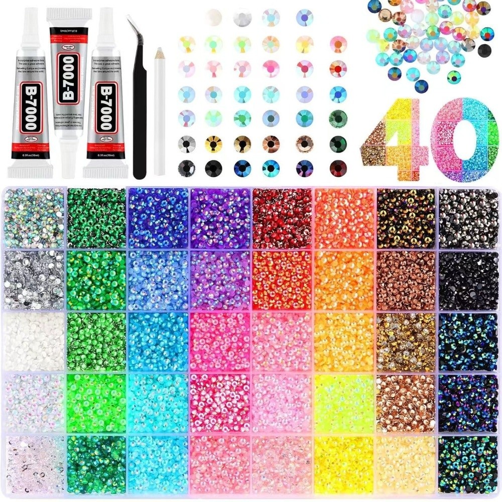 Multicolor Resin Rhinestone Ki - Resin Art Equipment recension och pris