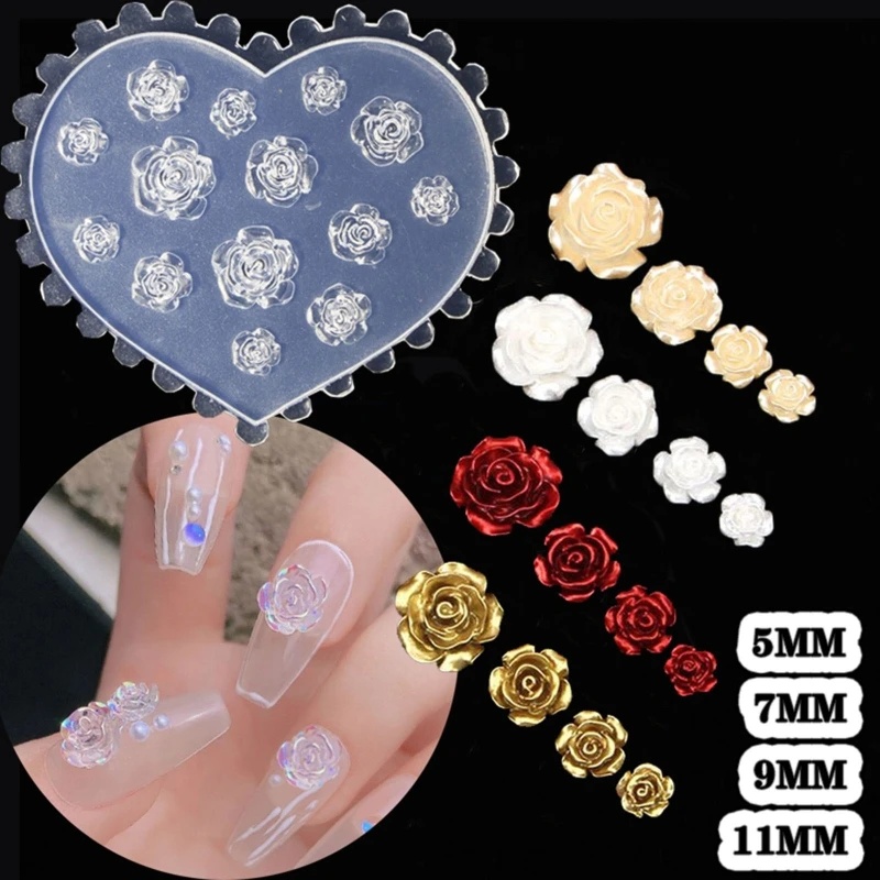 3D Rose Flower Nail Art Decora - Resin Art Equipment recension och pris