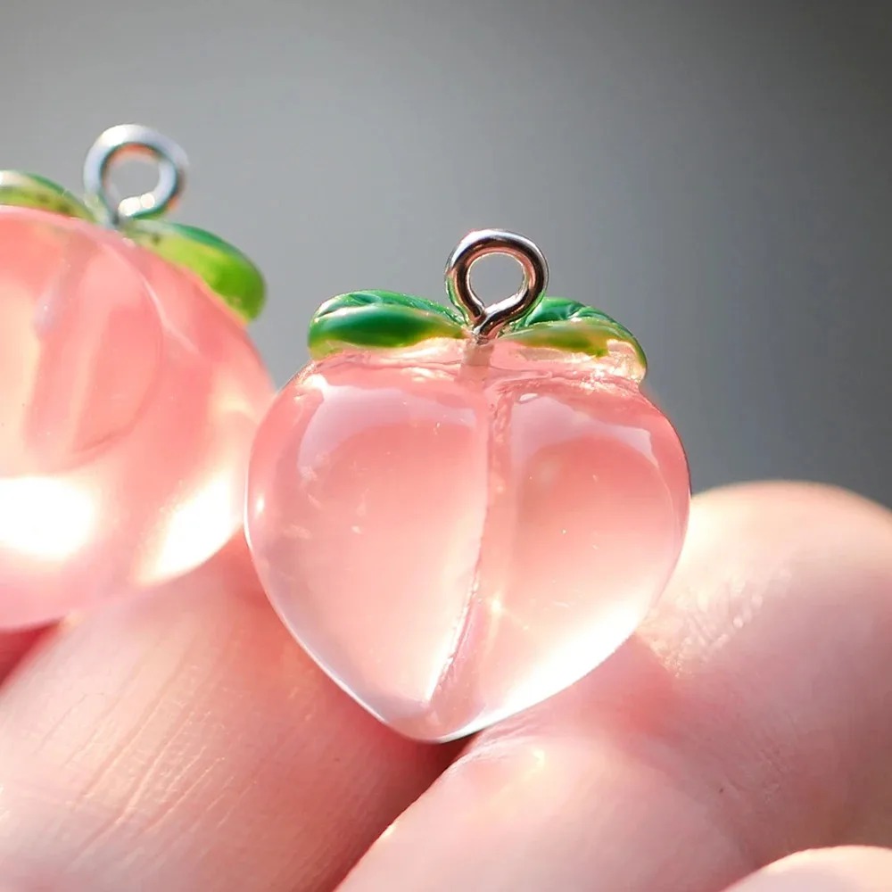 10Pcs Transparent Pink Peach R - Resin Art Bracelet recension och pris