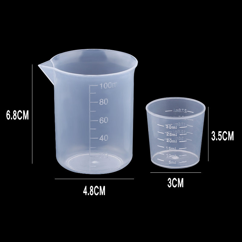100ML&30ML Plastic Measuring C - Resin Art Kitchen recension och pris