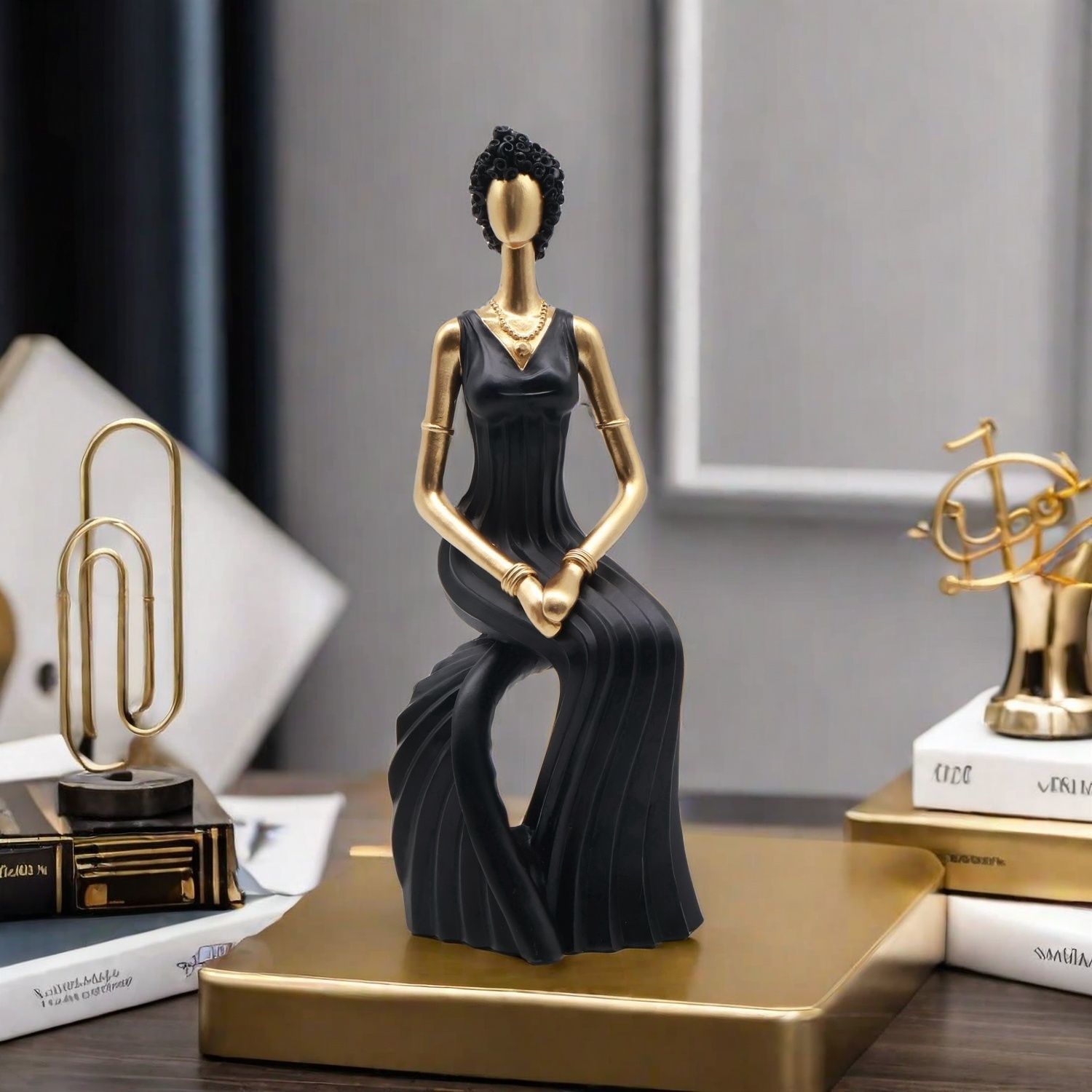 Decor Resin Sculpture Nordic D - Resin Art Wedding Gift recension och pris