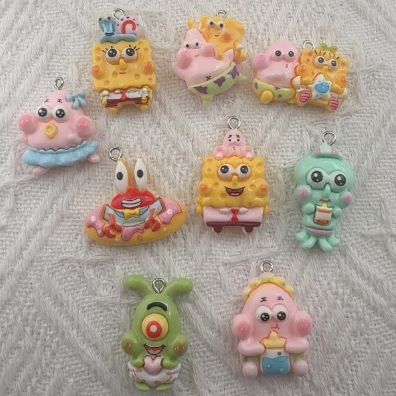 10pcs cartoon resin pendant, D - Resin Art Kits For Adults recension och pris