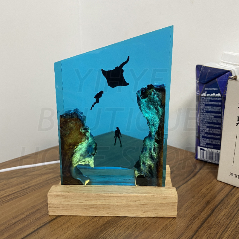 Marine Series Resin Art Piece  - Resin Art Gift For Birthday recension och pris