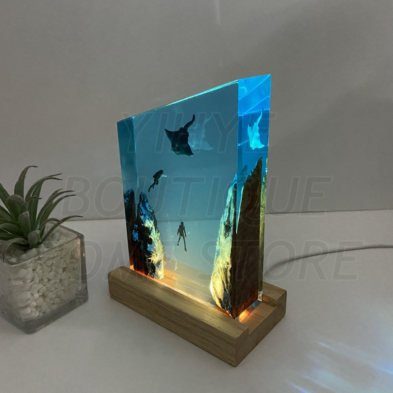 Marine Series Resin Art Piece  - Resin Art Gift For Birthday recension och pris