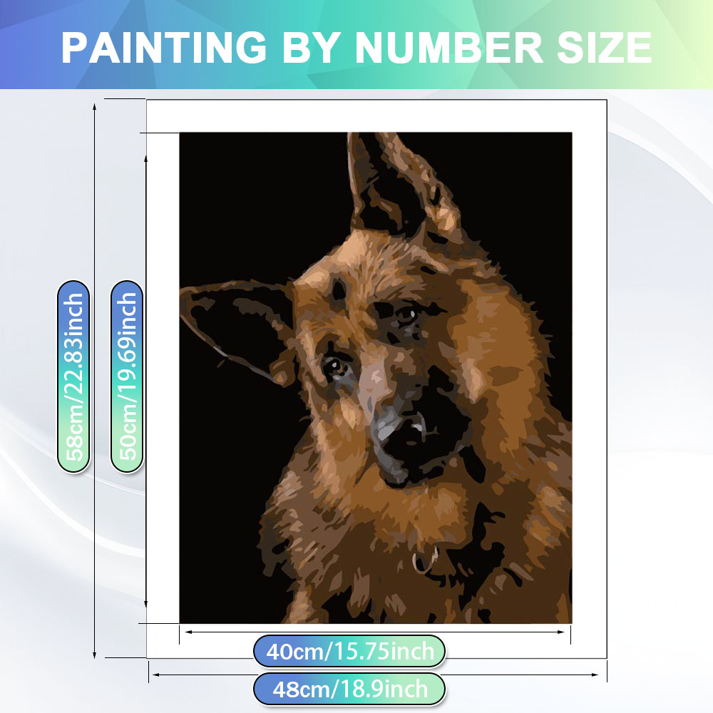 HUACAN Painting By Number Kits - Resin Art On Canvas recension och pris