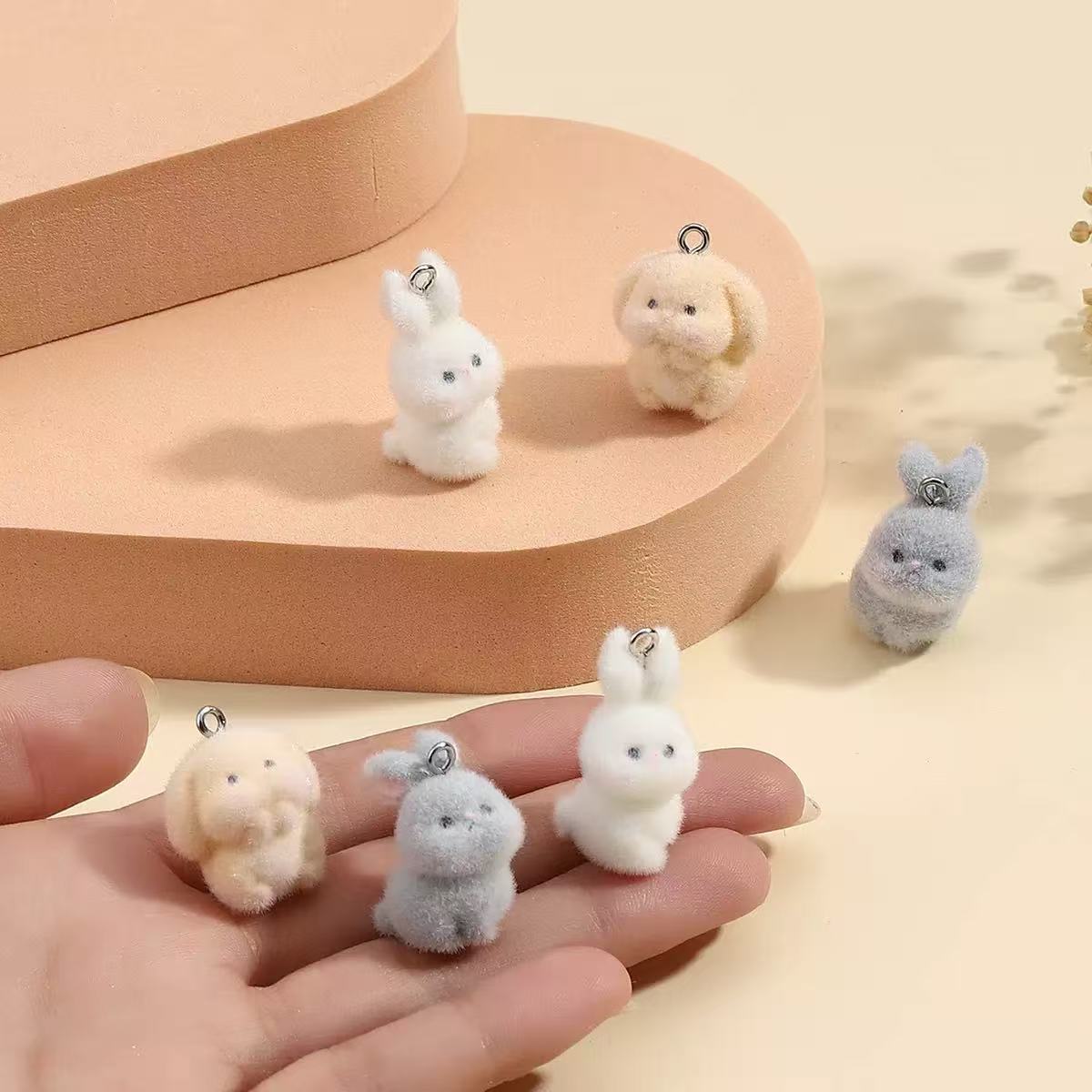 10pcs Flocking Little Rabbit R - Resin Art Kits For Adults recension och pris