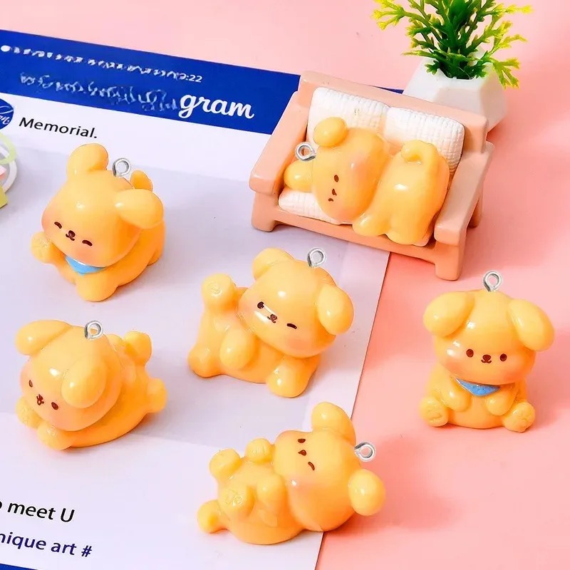 10Pcs Cute Cartoon Dog Acrylic - Resin Art Bracelet recension och pris