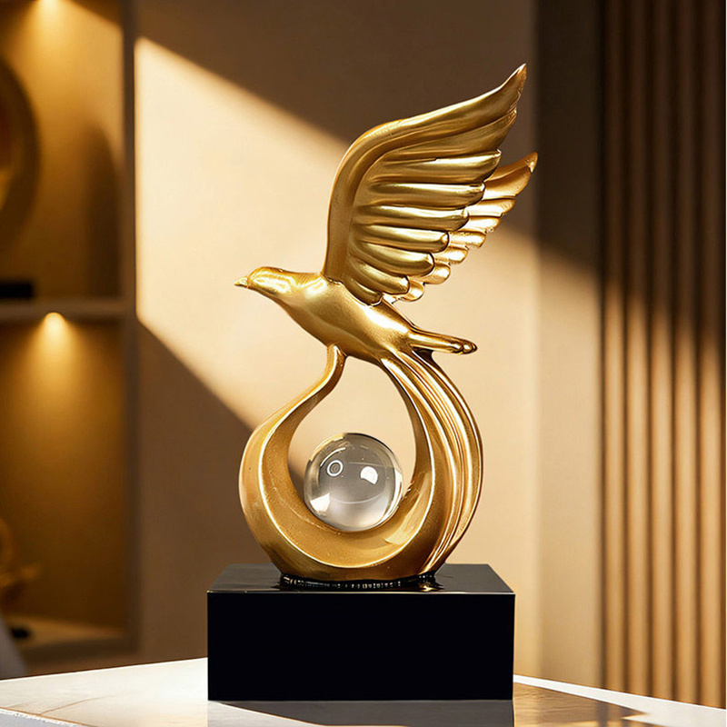 Luxury Abstract Art Flying Eag - Resin Art Gift For Birthday recension och pris